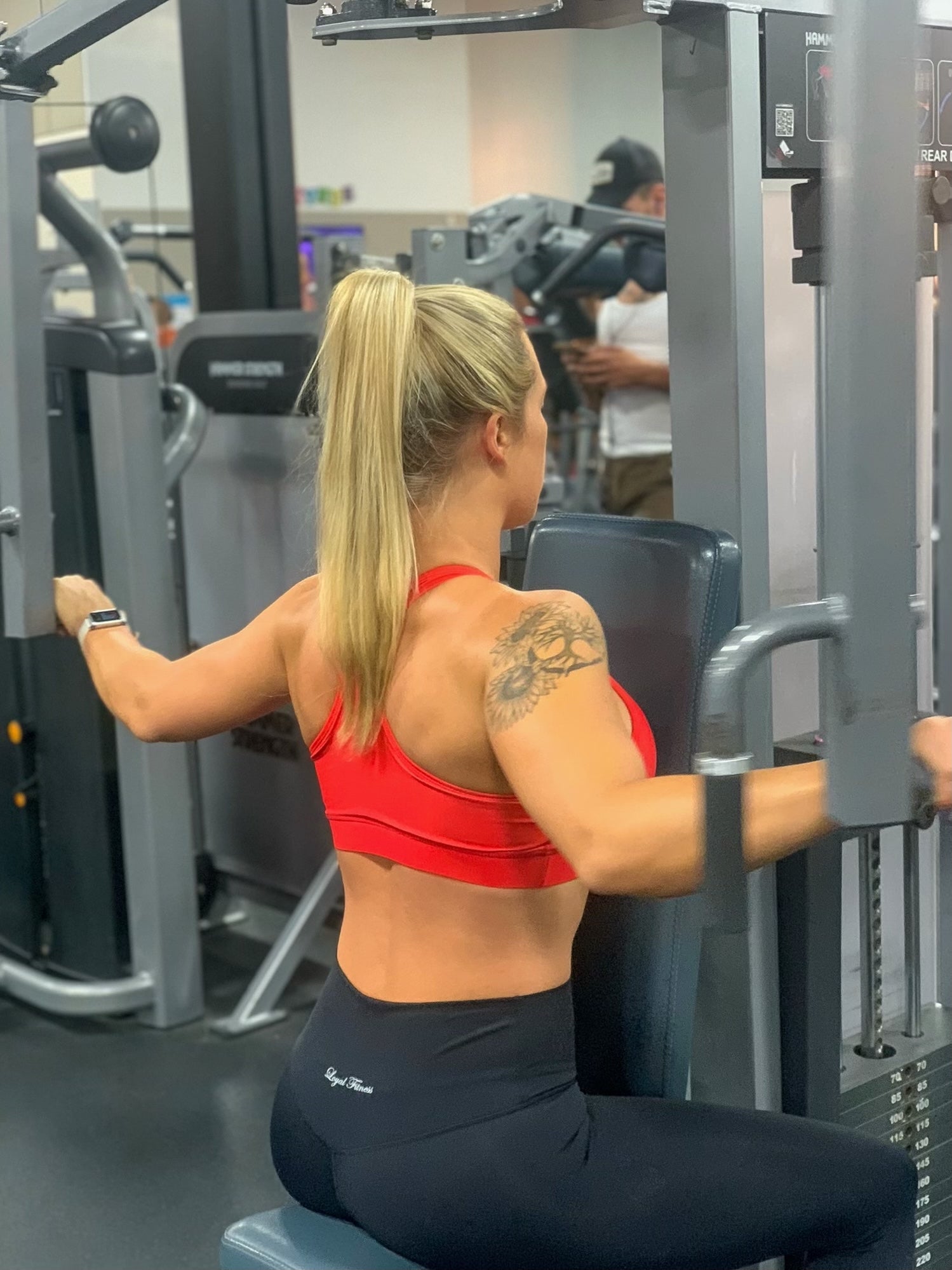 Legging noir avec poche arrière