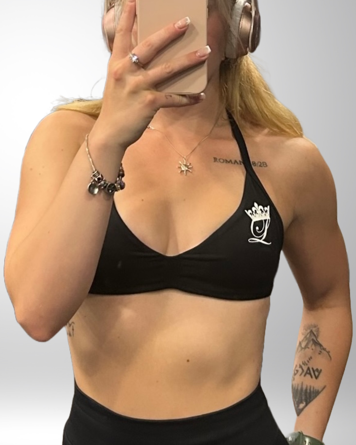 Black Sports Bra