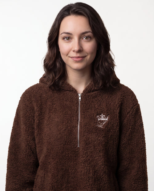 Fluff Hoodie Chocolate