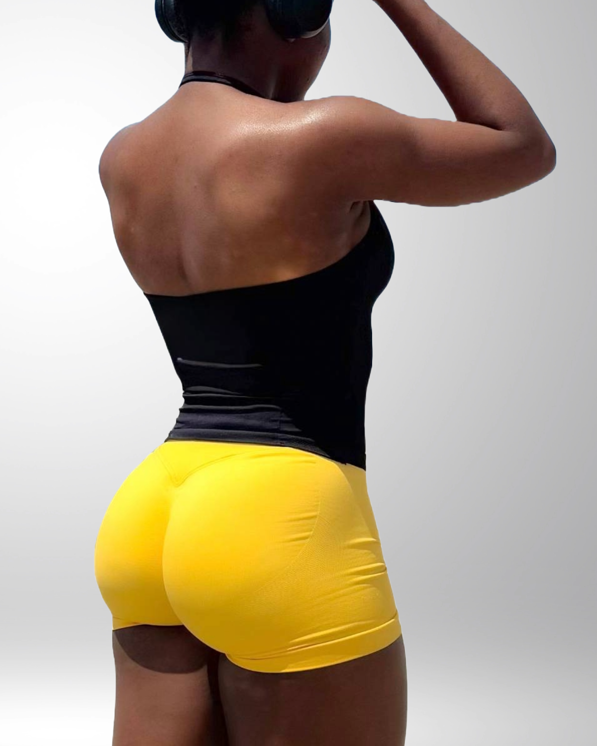 Short Scrunch Jaune