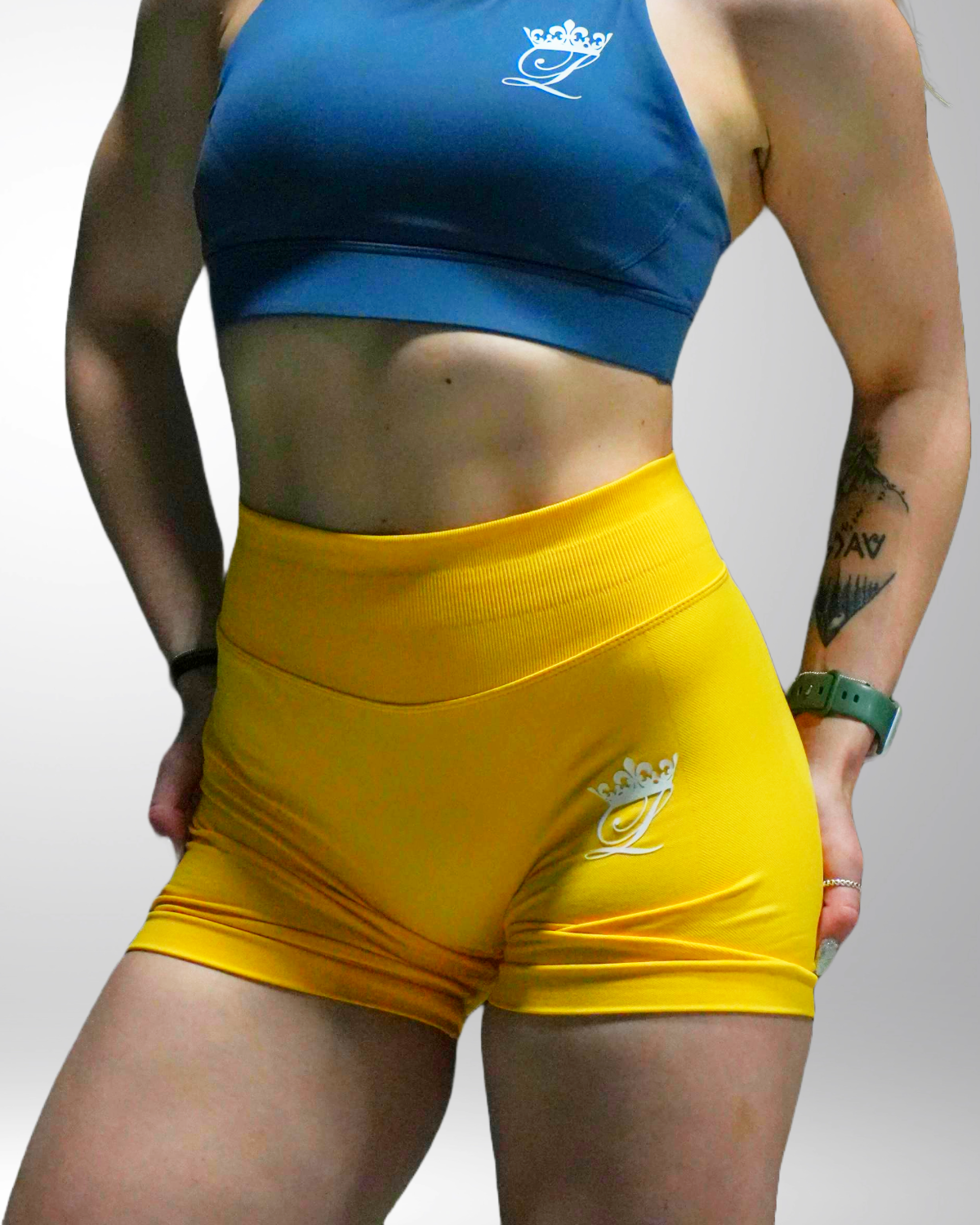 Short Scrunch Jaune