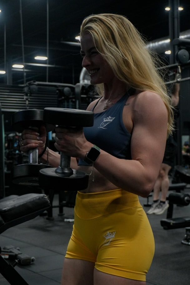 Short Scrunch Jaune