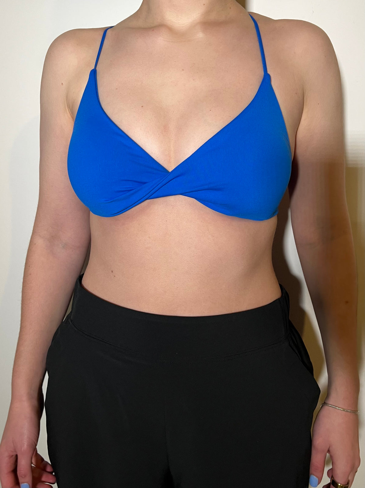 Blue Sports Bra