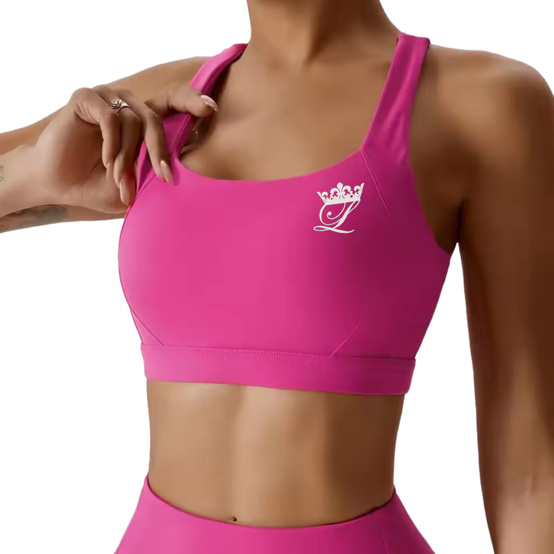 Pink Sports Bra