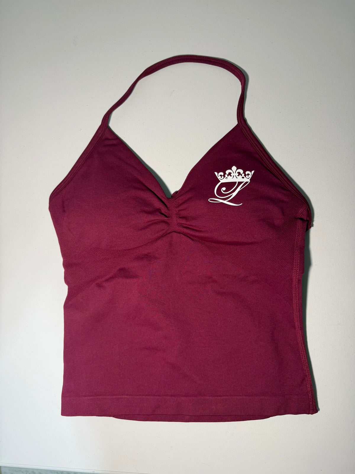Longline Strappy Top Dark Berry