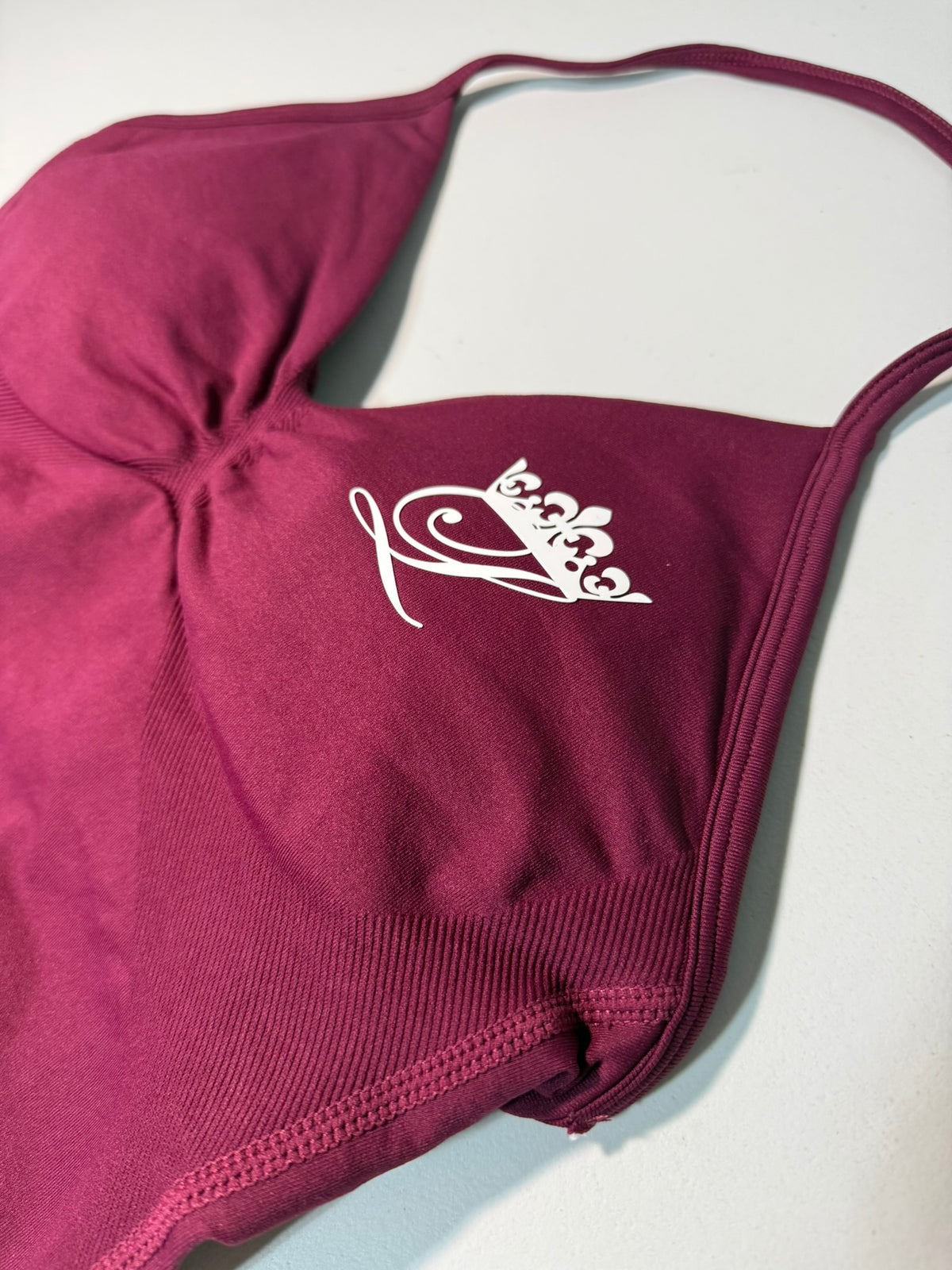 Longline Strappy Top Dark Berry