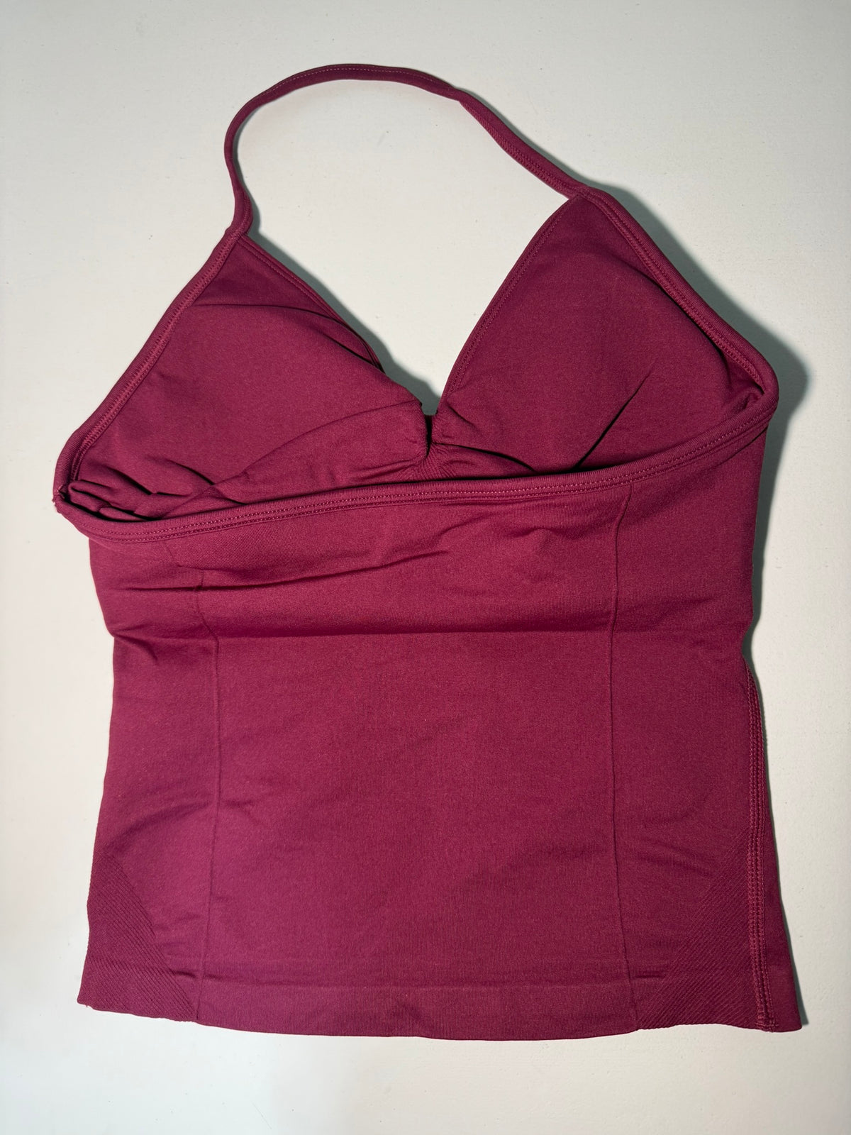 Longline Strappy Top Dark Berry