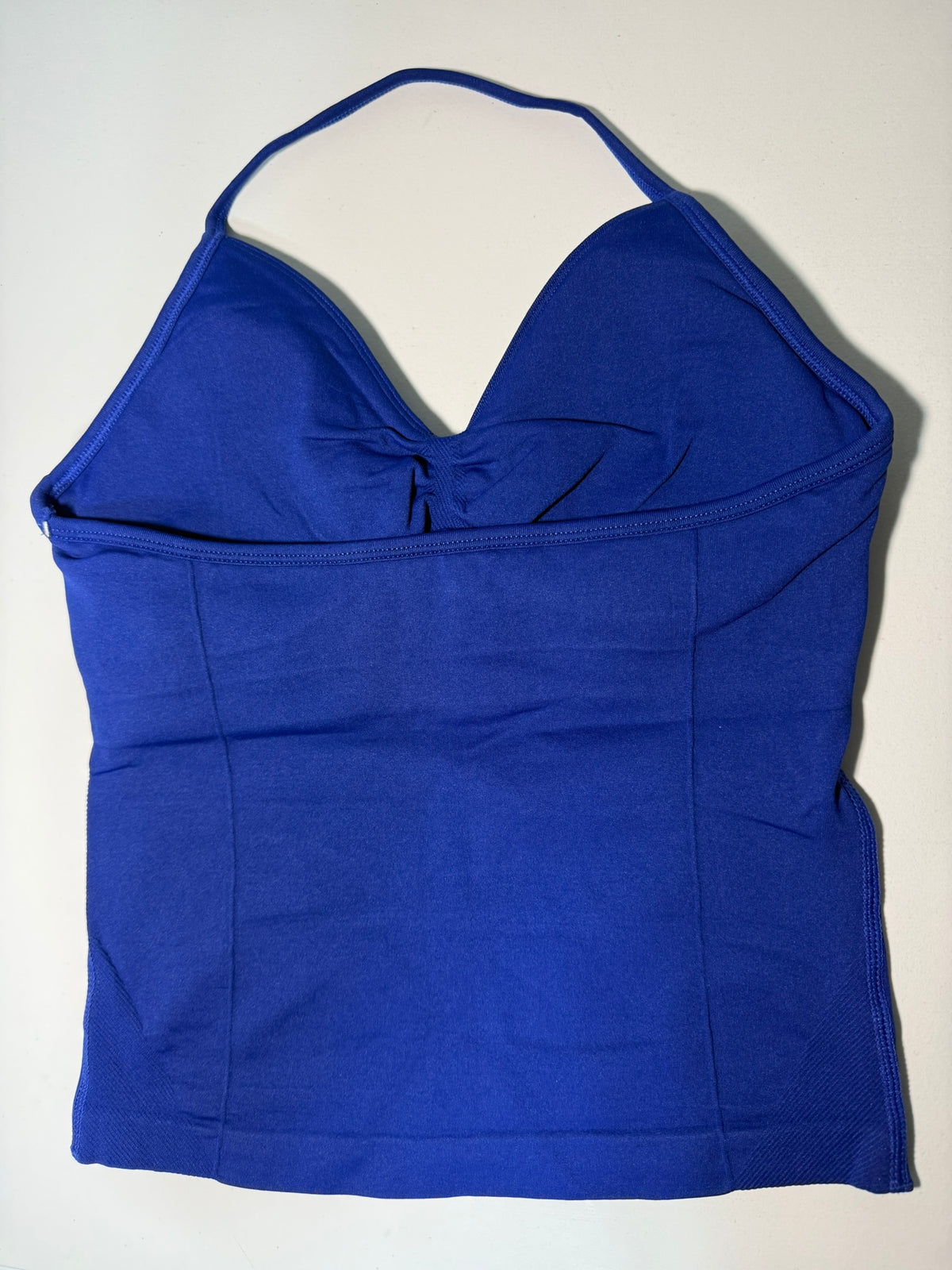 Longline Strappy Top Navy Blue