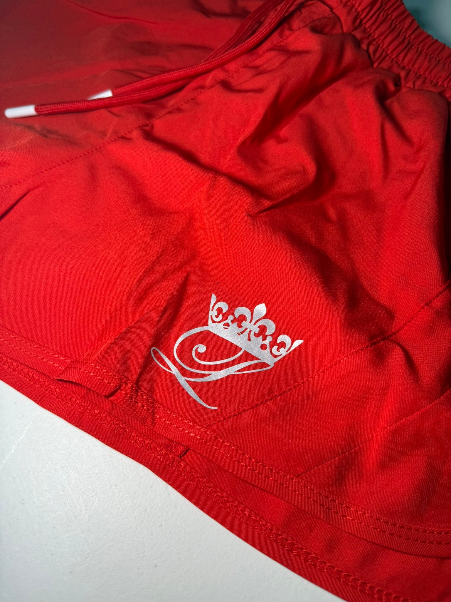 Short avec cuissard - Rouge