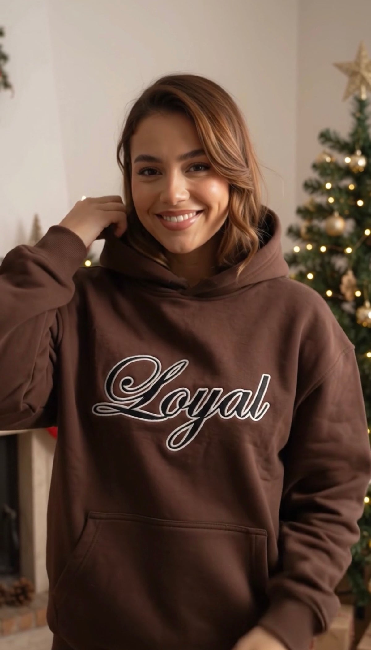 Hoodie Loyal Chocolate