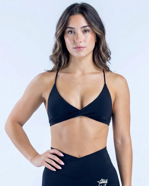 Black Sports Bra