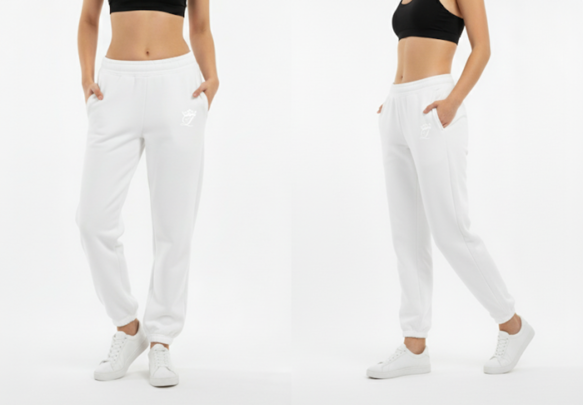 White Joggers