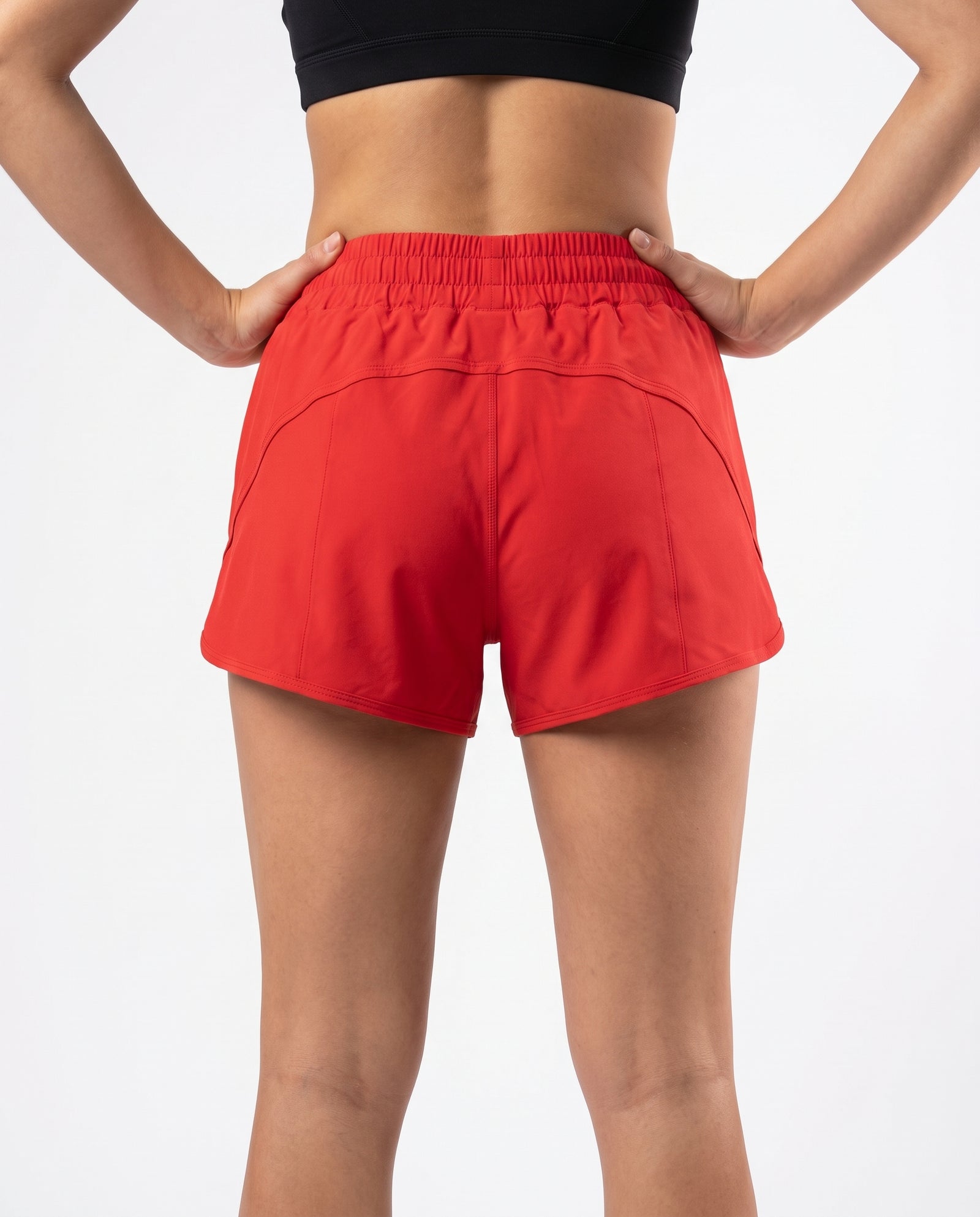 Short avec cuissard - Rouge