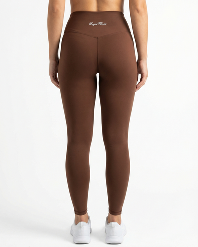 Legging chocolat avec poche arrière