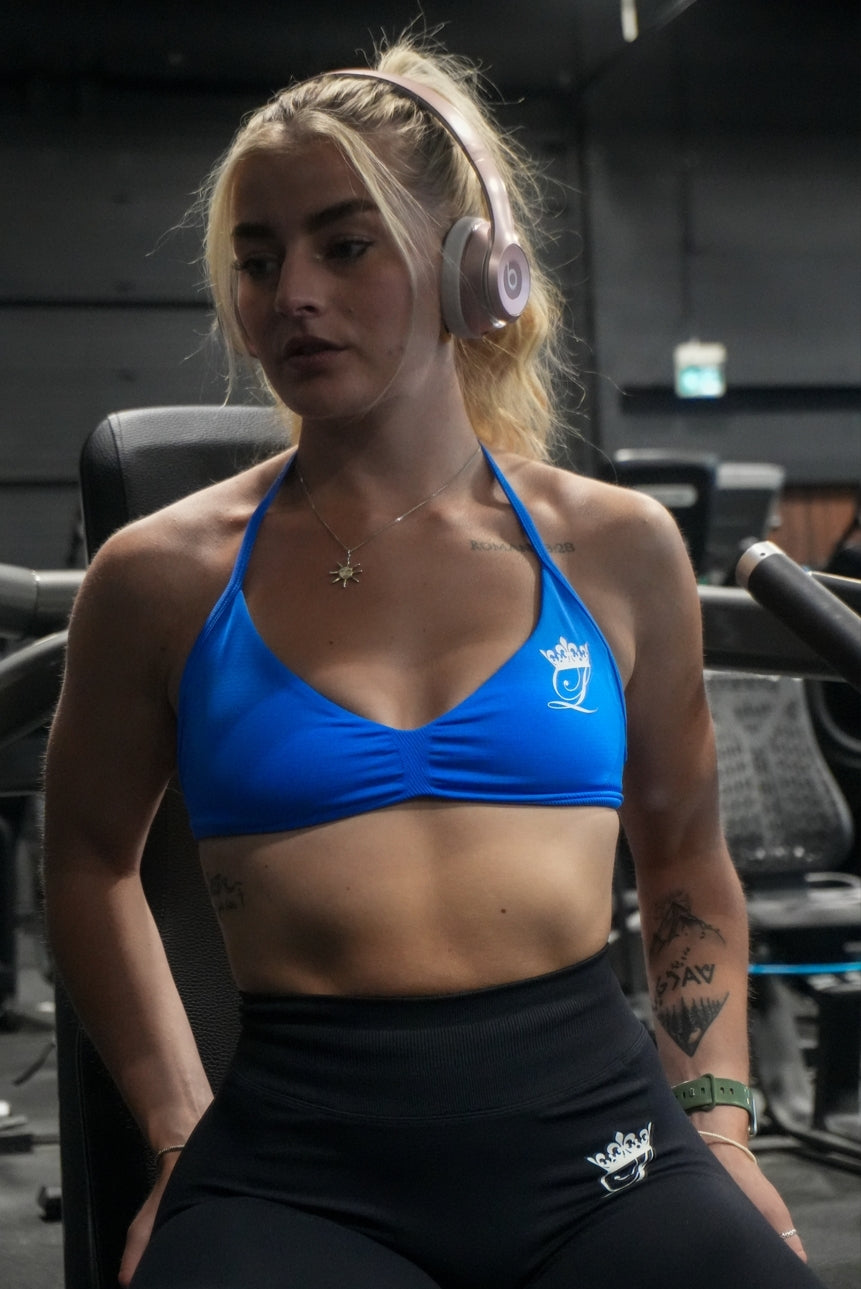 Blue Sports Bra