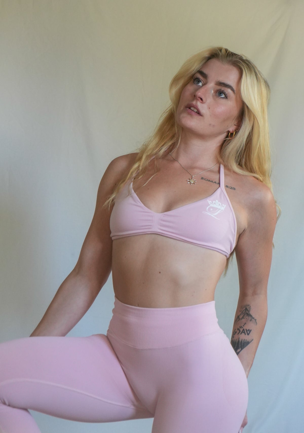 Legging scrunch Baby Pink
