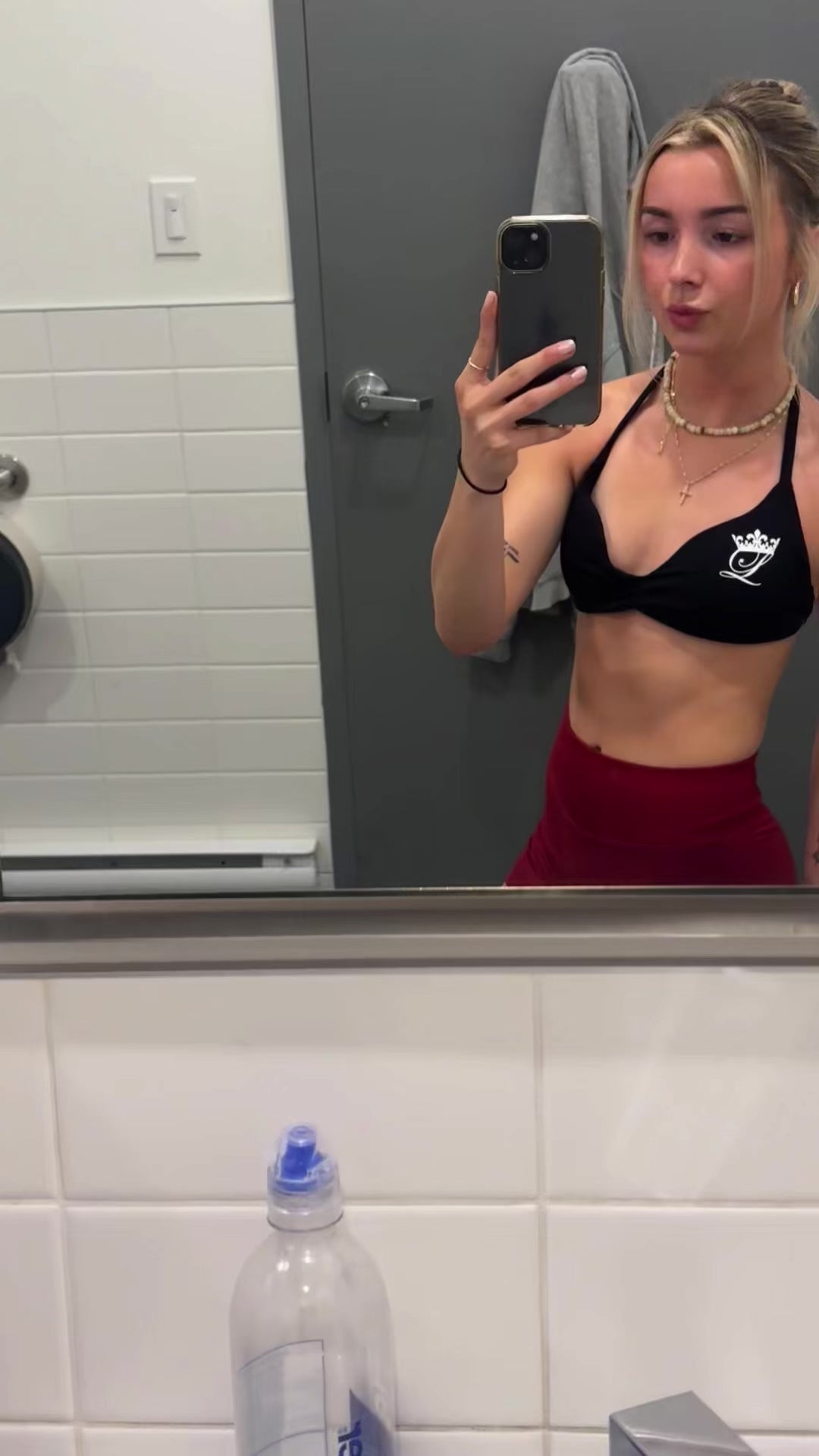 Black Sports Bra