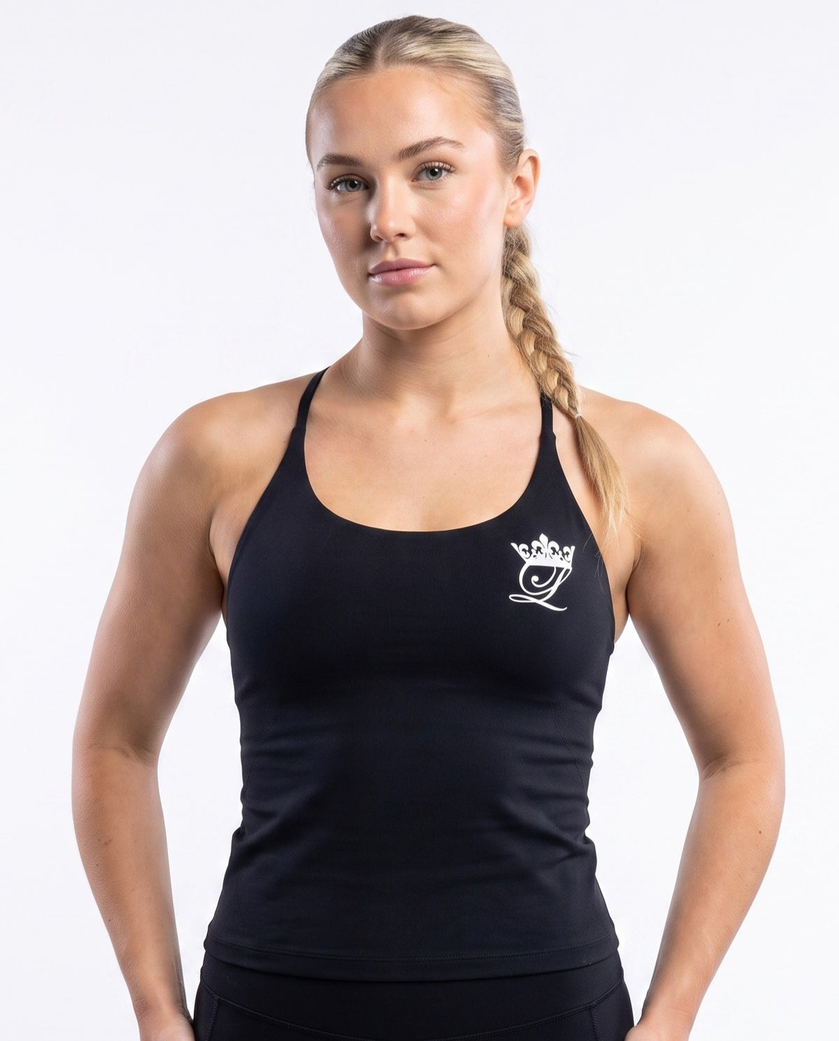 Black Twist Back Top
