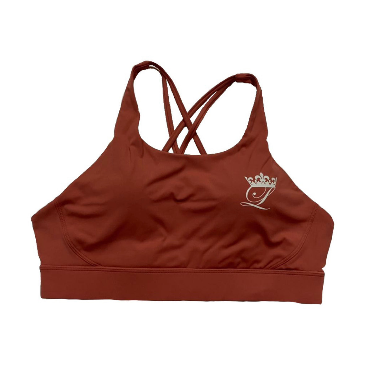 Brown sports bra