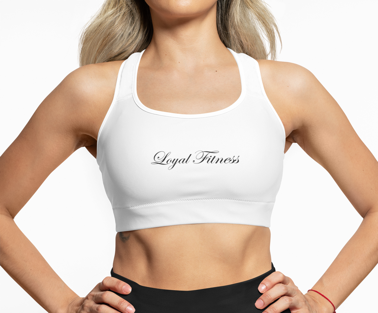 White Sports bra - Loyal Fitness™